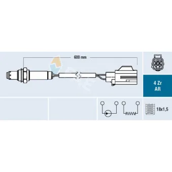 Sonde lambda FAE 75660