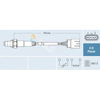 Sonde lambda FAE 77690
