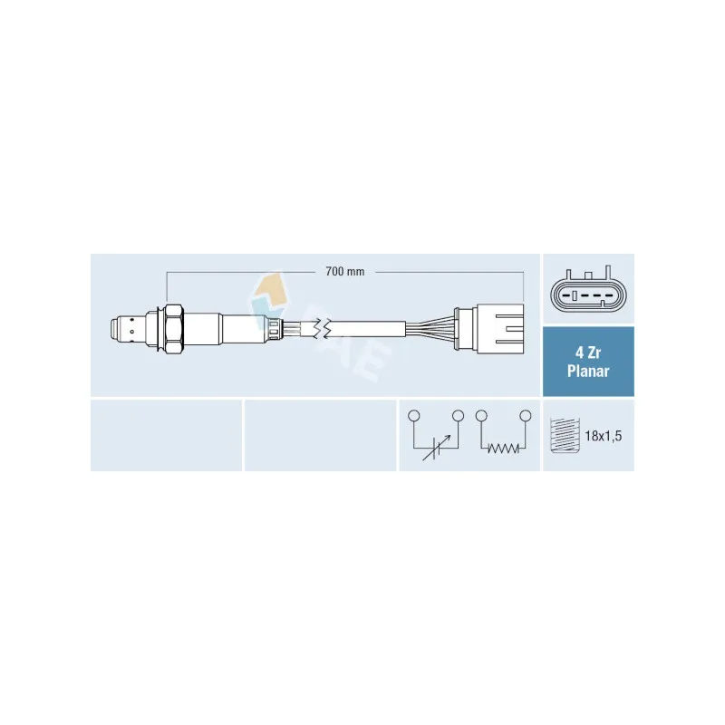 Sonde lambda FAE 77690