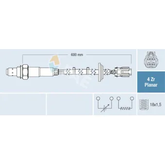 Sonde lambda FAE 77701