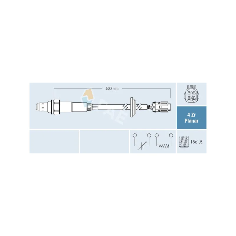 Sonde lambda FAE 77707