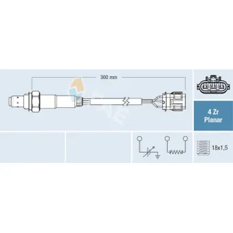Sonde lambda FAE 77710