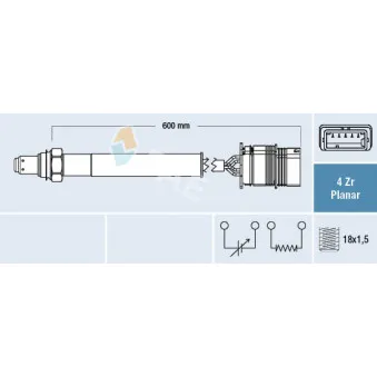Sonde lambda FAE 77759