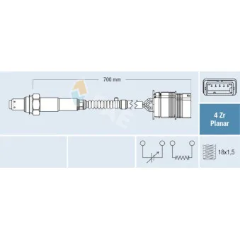 Sonde lambda FAE 77760