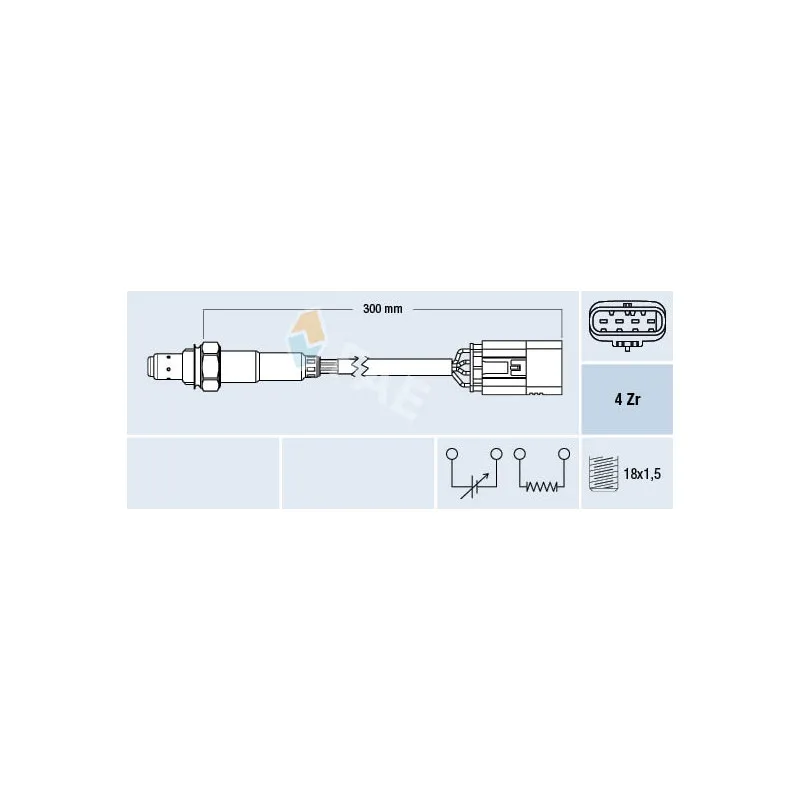 Sonde lambda FAE 77763