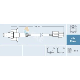 Sonde lambda FAE 77765
