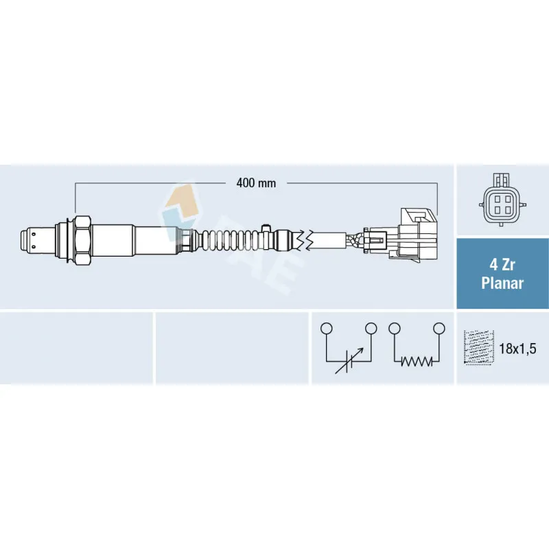 Sonde lambda FAE 77778
