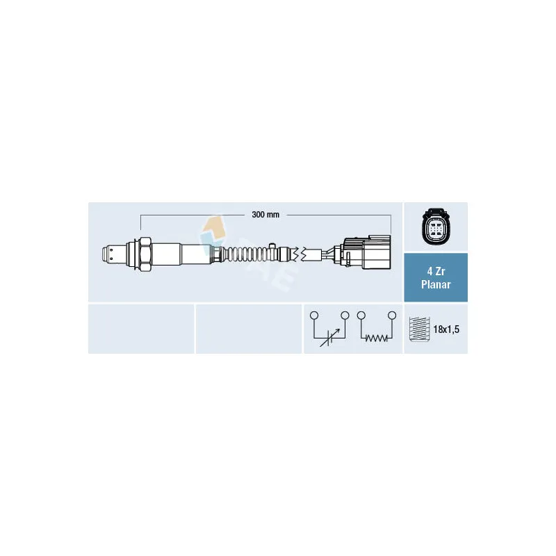 Sonde lambda FAE 77782