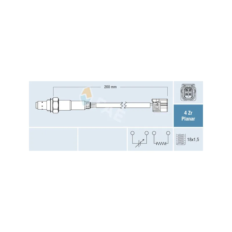 Sonde lambda FAE 77786