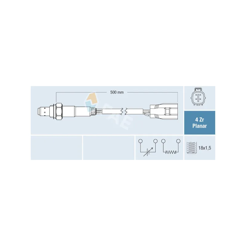 Sonde lambda FAE 77790