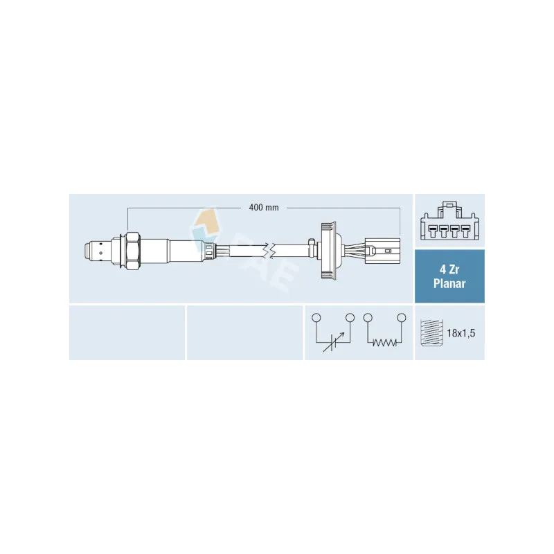 Sonde lambda FAE 77792