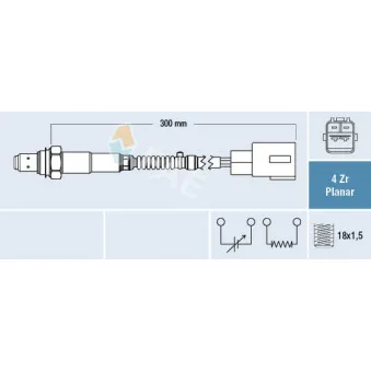 Sonde lambda FAE 77793