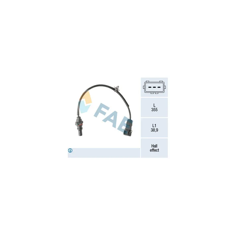 Capteur d'angle, vilebrequin FAE 79501