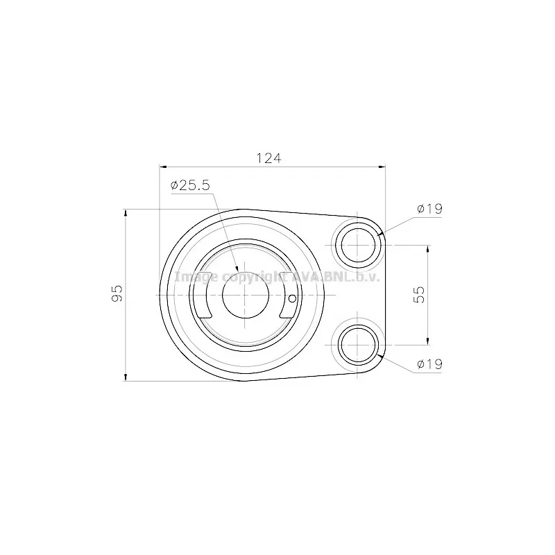 Radiateur d'huile AVA QUALITY COOLING AU3350