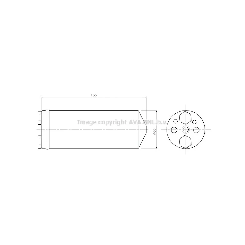 Filtre déshydratant, climatisation AVA QUALITY COOLING DND487