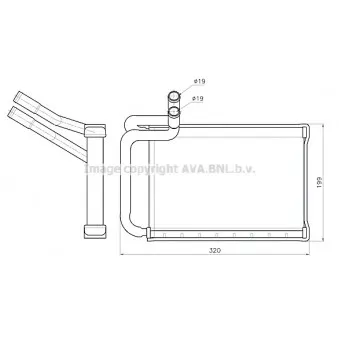Système de chauffage AVA QUALITY COOLING HY6603
