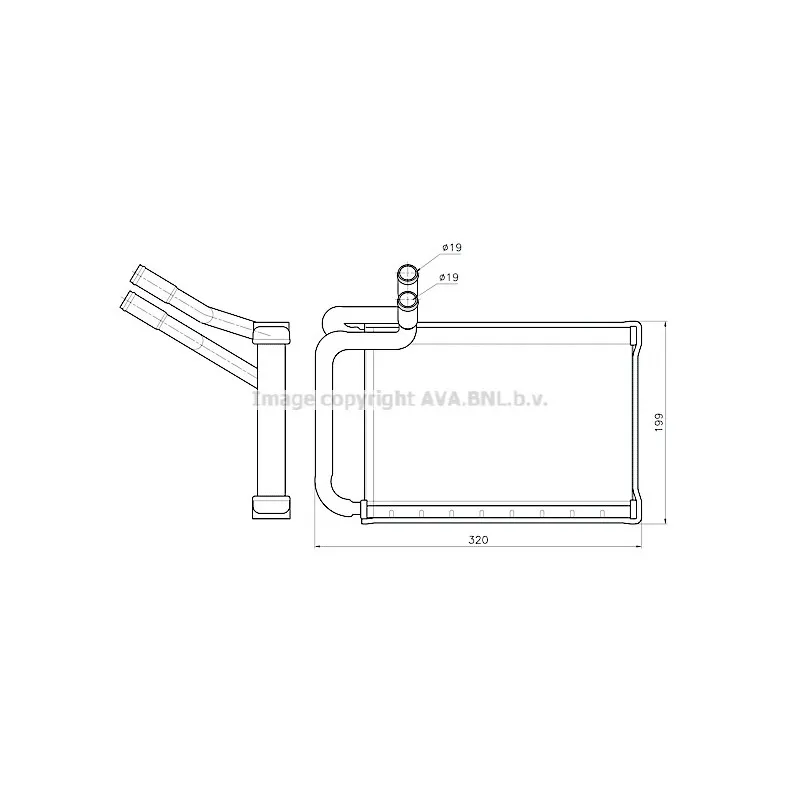Système de chauffage AVA QUALITY COOLING HY6603