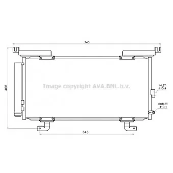 Condenseur, climatisation AVA QUALITY COOLING SU5117D