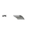 Courroie trapézoïdale à nervures GATES 6PK831SF - Visuel 2