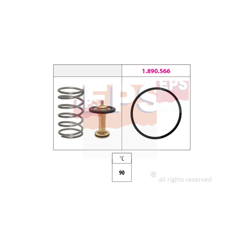 Thermostat, liquide de refroidissement EPS 1.879.945