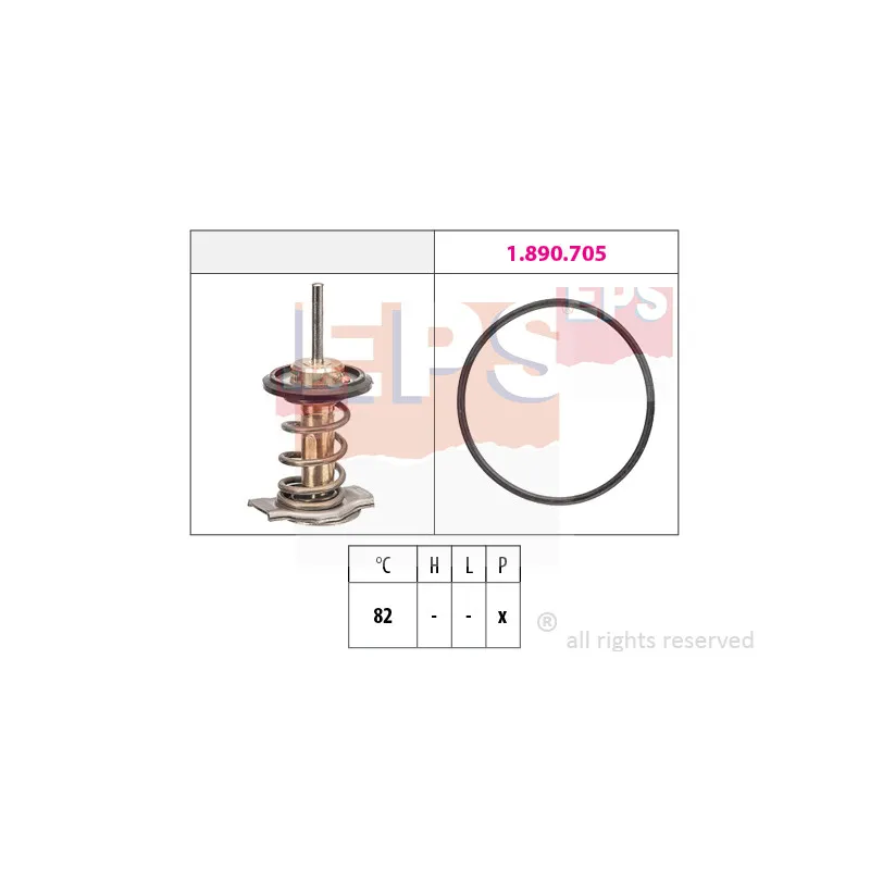 Thermostat, liquide de refroidissement EPS 1.879.951