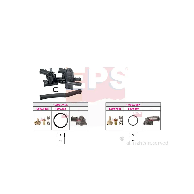 Thermostat, liquide de refroidissement EPS 1.879.956KK