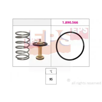 Thermostat, liquide de refroidissement EPS