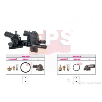 Thermostat, liquide de refroidissement EPS 1.879.959KK
