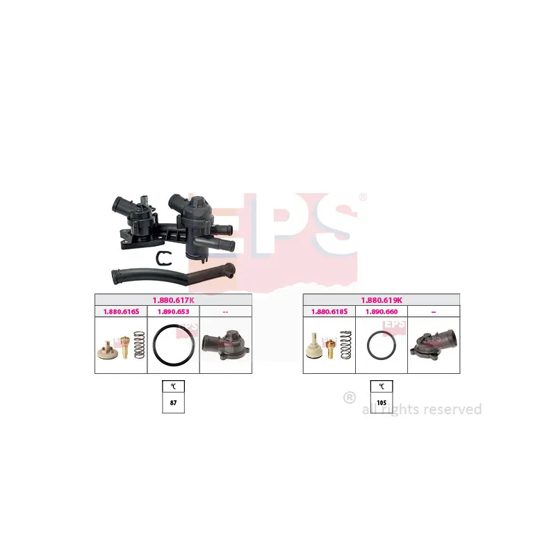 Thermostat, liquide de refroidissement EPS 1.879.961KK