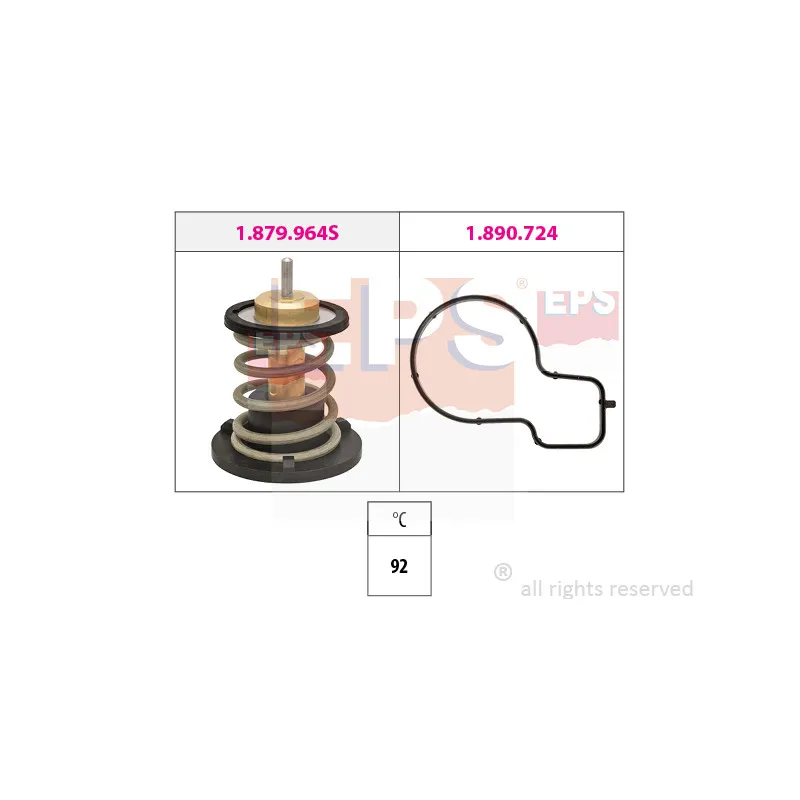 Thermostat, liquide de refroidissement EPS 1.879.964