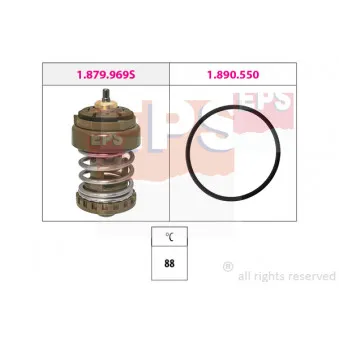 Thermostat, liquide de refroidissement EPS 1.879.969