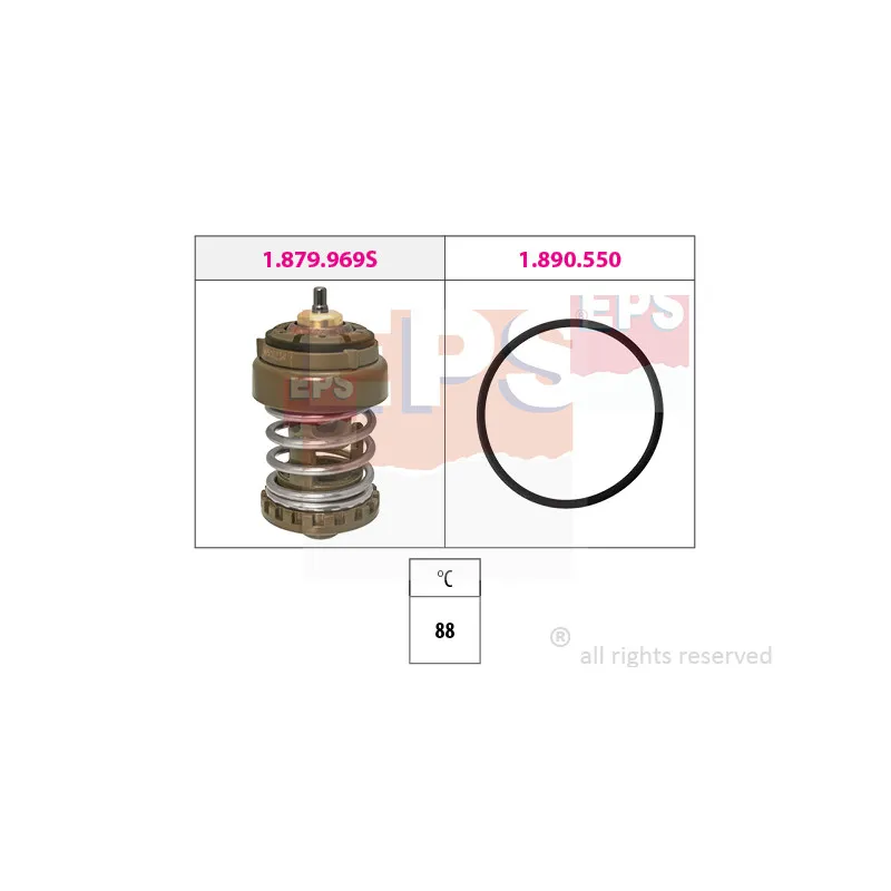 Thermostat, liquide de refroidissement EPS 1.879.969