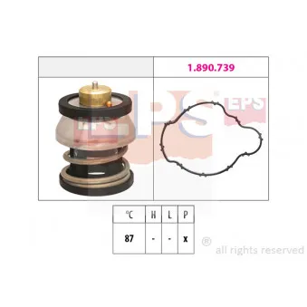 Thermostat, liquide de refroidissement EPS 1.879.976