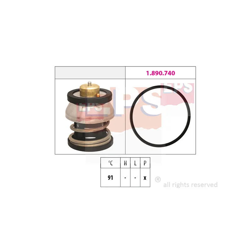 Thermostat, liquide de refroidissement EPS 1.879.977