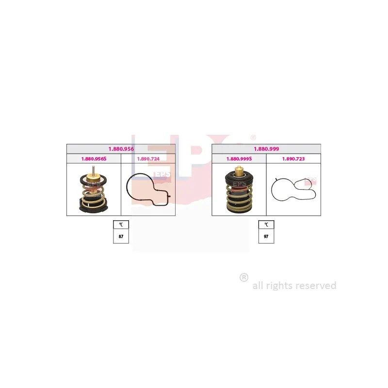 Thermostat, liquide de refroidissement EPS 1.879.984KK