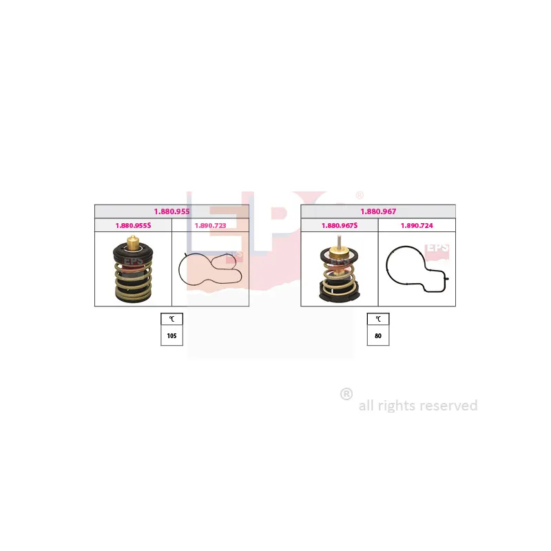 Thermostat, liquide de refroidissement EPS 1.879.986KK