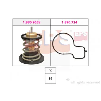 Thermostat, liquide de refroidissement EPS 1.880.965