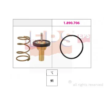 Thermostat, liquide de refroidissement EPS 1.880.995