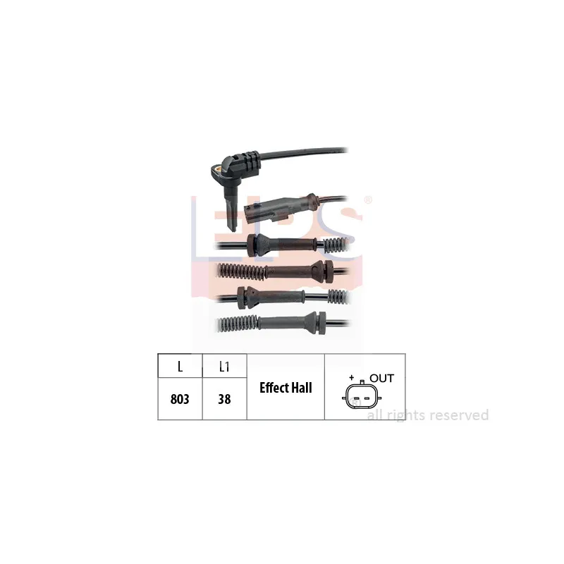 Capteur, vitesse de roue EPS 1.960.219