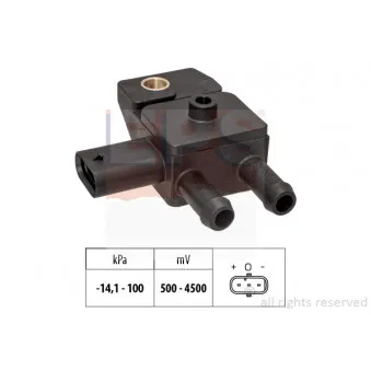 Capteur, pression des gaz échappement EPS 1.993.306