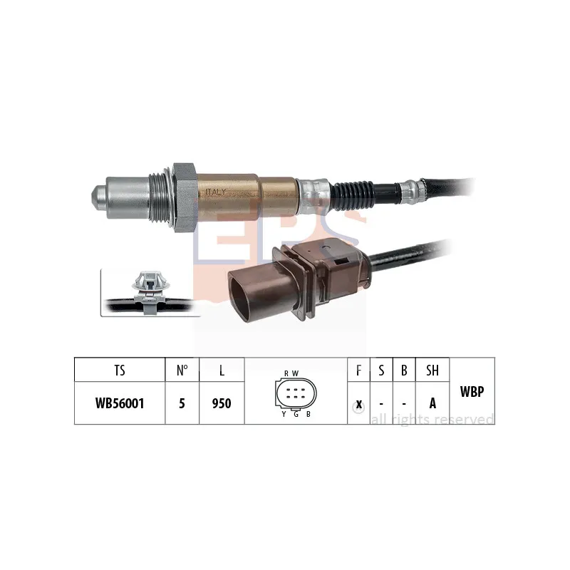 Sonde lambda EPS 1.998.506