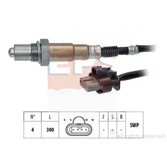 Sonde lambda EPS 1.998.510