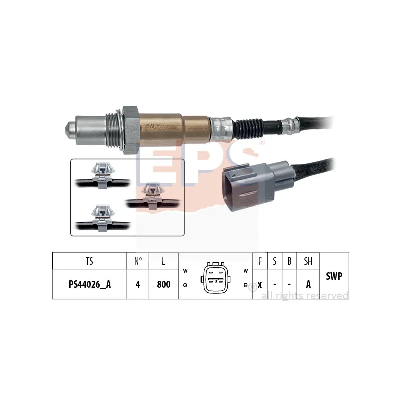 Sonde lambda EPS 1.998.525