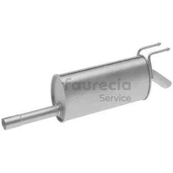 Silencieux arrière Faurecia