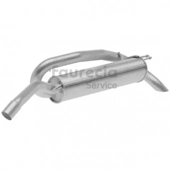 Silencieux arrière Faurecia