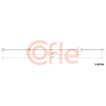 Tirette à câble, frein de stationnement COFLE