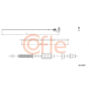 Câble d'accélération COFLE