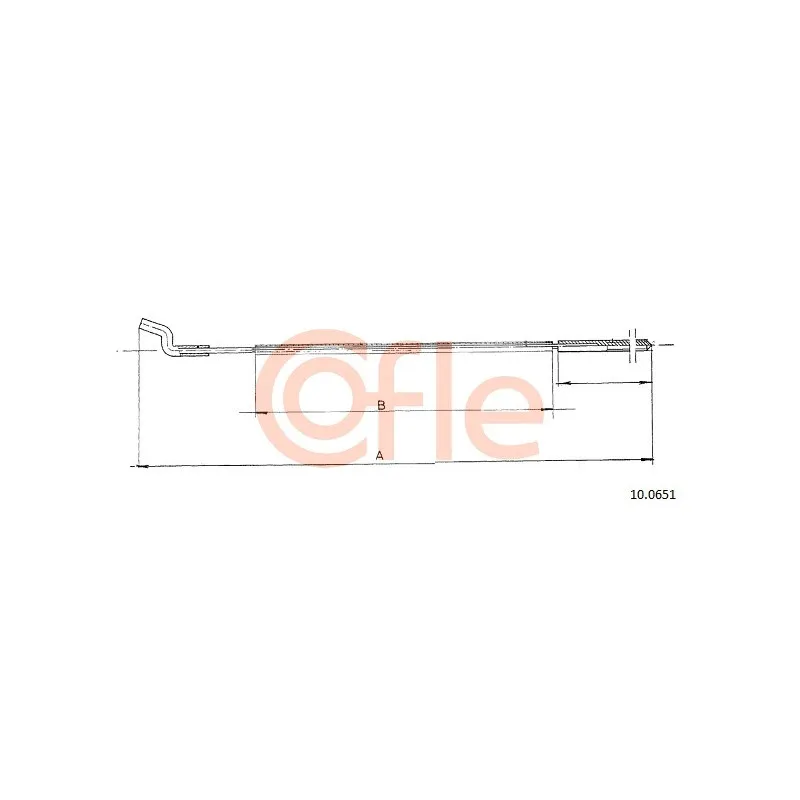 Câble d'accélération COFLE 10.0651