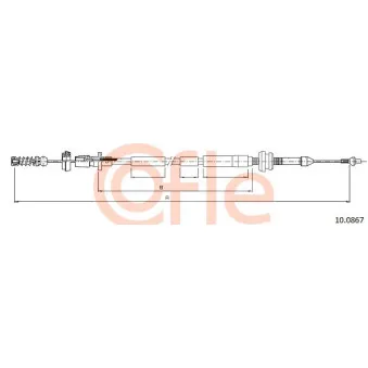 Câble d'accélération COFLE 10.0867