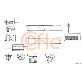 Câble d'accélération COFLE 10.1171